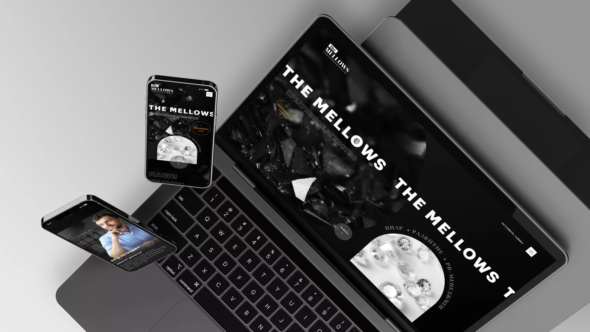 Разработка сайта креативного агентства «The Mellows» в Гагарине